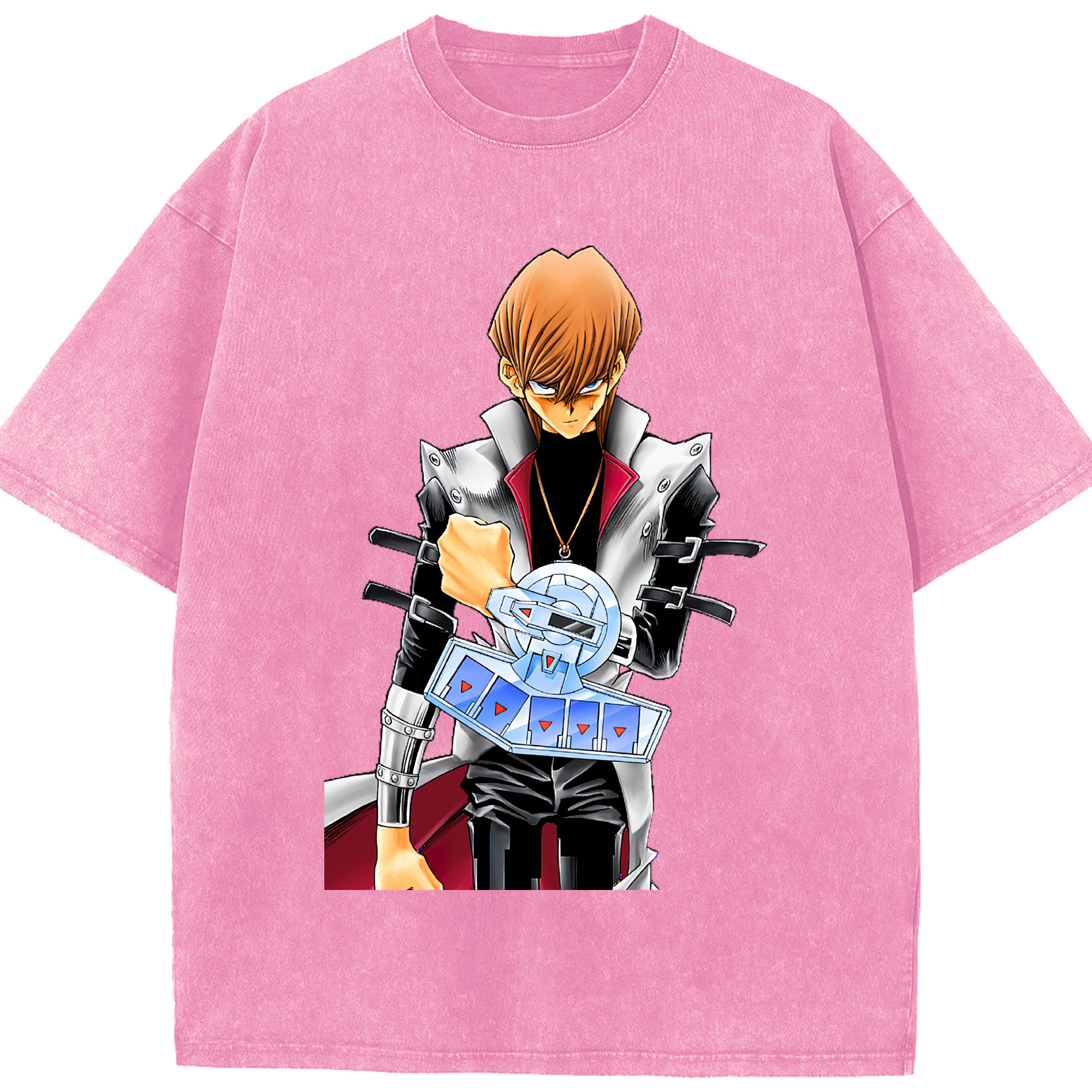 （画像用） 遊☆戯☆王 Yu-Gi-Oh! 綿100% ヴィンテージ風 半袖Tシャツ（フロントプリント）